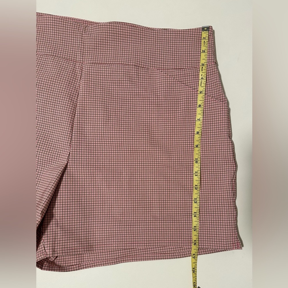 NWT Versona Chasing the Sun Pink Gingham Shorts XXL - Picture 6 of 13